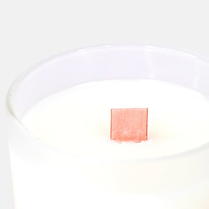 You are one in a melon cute pink watermelon fruit Valentine's day vegan, eco friendly, pet friendly Candle Frosted Glass (Hand Poured 11 oz)